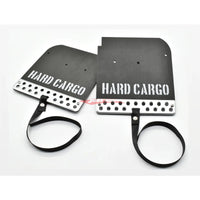 Hard Cargo Van Series Mud Flaps (Alloy/Black) Fits Daihatsu S700/S710 Hijet Cargo,Atrai,Deck Van