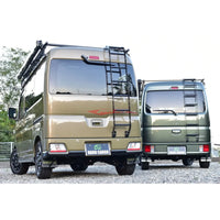 Hard Cargo Van Series Mud Flaps (Alloy/Black) Fits Daihatsu S700/S710 Hijet Cargo,Atrai,Deck Van