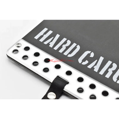 Hard Cargo Van Series Mud Flaps (Alloy/Black) Fits Daihatsu S700/S710 Hijet Cargo,Atrai,Deck Van