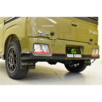 Hard Cargo Van Series Mud Flaps (Alloy/Black) Fits Daihatsu S700/S710 Hijet Cargo,Atrai,Deck Van