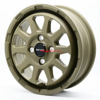Hard Cargo x Ranger Wheels Khaki Alloy(Set Of 4) Fits Daihatsu Hi-Jet/Deck Van/Atrai