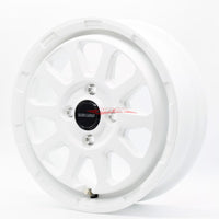 Hard Cargo x Ranger Wheels White Alloy(Set Of 4) Fits Daihatsu Hi-Jet/Deck Van & Suzuki Carry