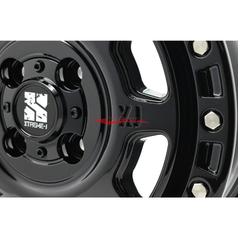 Hard Cargo x Xtreme-J Wheels BLACK (Set Of 4) Fits Suzuki Carry