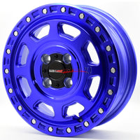 Hard Cargo x Xtreme-J Wheels Blue (Set Of 4) Fits Daihatsu Hi-Jet/Deck Van