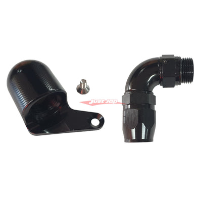 Hi Octane Racing Head Oil Drain & 90 Degree Fitting Fits Nissan RB25/RB26 Engines