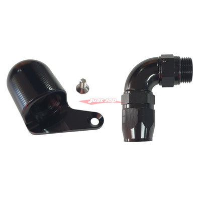 Hi Octane Racing Head Oil Drain & 90 Degree Fitting Fits Nissan RB25/RB26 Engines