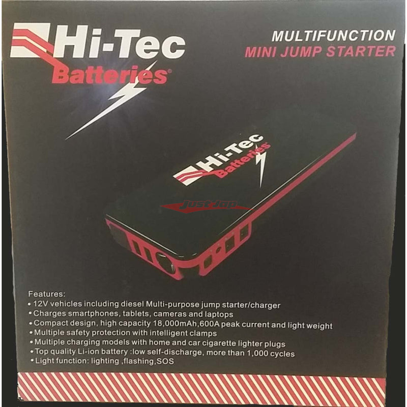 Hi-Tec Batteries - 12V Lithium Multifuction Mini Jump Starter 600AMP