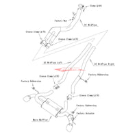 HKS Dual Muffer Exhaust System Fits Toyota GR Supra A90