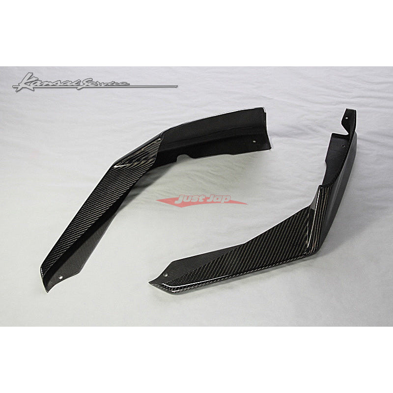 HKS Kansai Service Carbon Front Short Lip Spoiler Set Fits Nissan R35 GTR (MY17+)