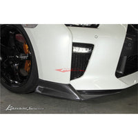 HKS Kansai Service Carbon Front Short Lip Spoiler Set Fits Nissan R35 GTR (MY17+)