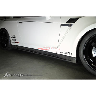 HKS Kansai Service Carbon Side Step Skirts Fits Nissan R35 GTR (2017+)