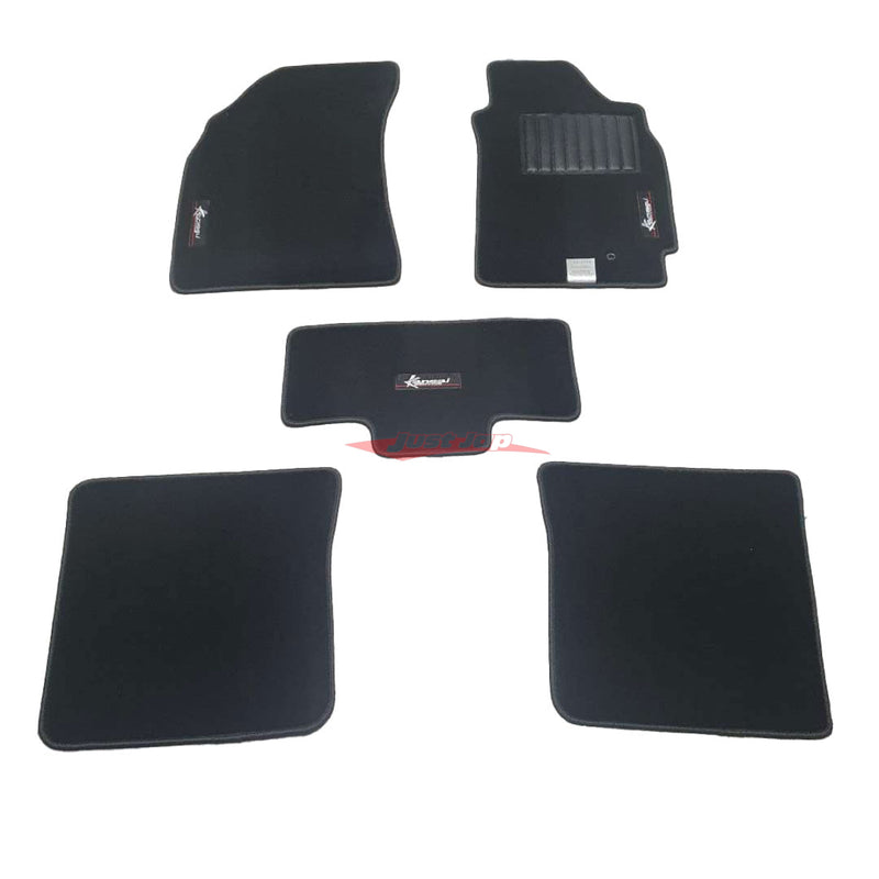 HKS Kansai Service Floor Mat Set (Black Stitching) fits Mitsubishi Evolution 7/8/9 CT9A