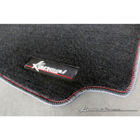 HKS Kansai Service Floor Mat Set (Red Stitching) Fits Nissan R35 GTR
