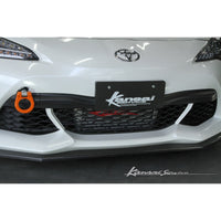 HKS Kansai Service Front Tow Hook (Folding Type - Orange) Fits Subaru BRZ, Toyota 86 & GR86