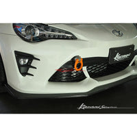 HKS Kansai Service Front Tow Hook (Folding Type - Orange) Fits Subaru BRZ, Toyota 86 & GR86