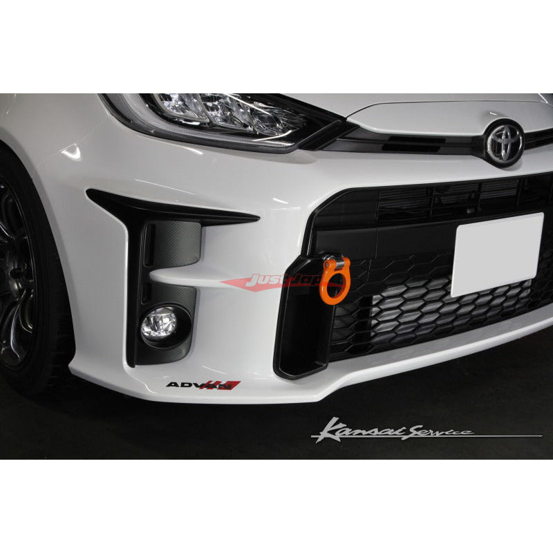 HKS Kansai Service Front Tow Hook (Folding Type - Orange) Fits Toyota GR Yaris