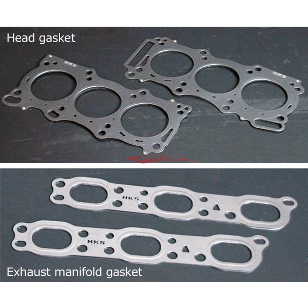 HKS Metal Stopper Type Cylinder Head & Exhaust Manifold Gasket Set (96mm Bore / 0.9mm) Fits Nissan R35 GTR (VR38DETT)