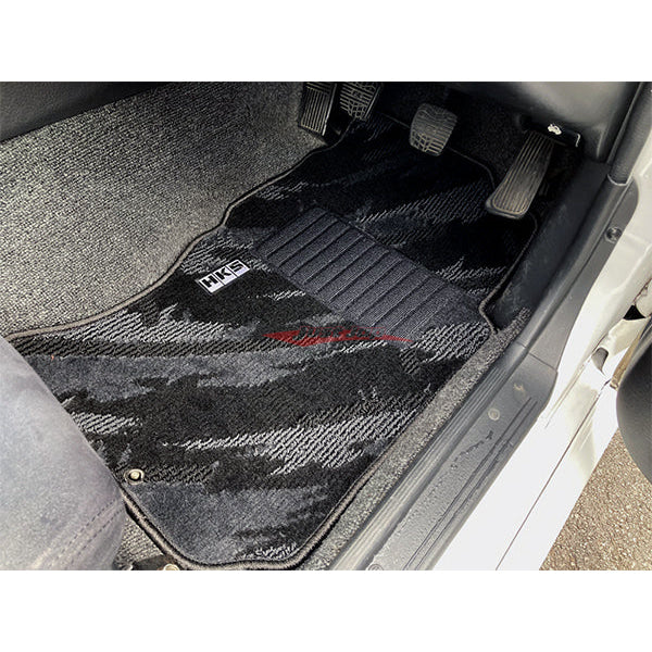 HKS Monotone Oil Colour Floor and Boot Mat Set Fits Nissan Skyline R32 GT-R