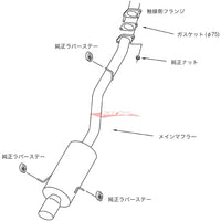 HKS Silent Hi-Power Exhaust System Fits Mazda RX7 FD3S 13B-REW (12/91-11/98)