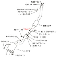 HKS Super Turbo Muffler Exhaust System fits Nissan Skyline R34 GTR