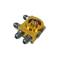 HPI Oil Filter Relocation Block AN10 / 3/4-16 UNF (Thermostat Equipped) - Universal Fitment