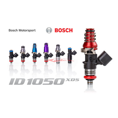 Injector Dynamics ID1050-XDS Fuel Injector Set Fits Mitsubishi Evo 3-9, Galant VR-4 4G63 & Toyota Corolla 4AGE