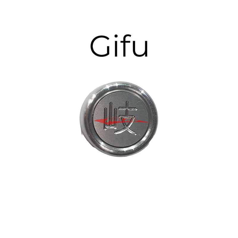 Japanese Prefecture "Fuin" Seal Number Plate Bolt Cover (Anti Theft) Gifu