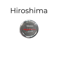 Japanese Prefecture "Fuin" Seal Number Plate Bolt Cover (Anti Theft) Hiroshima