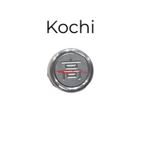 Japanese Prefecture "Fuin" Seal Number Plate Bolt Cover (Anti Theft) Kochi