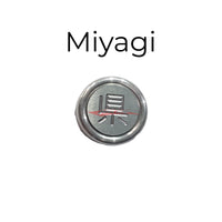 Japanese Prefecture "Fuin" Seal Number Plate Bolt Cover (Anti Theft) Miyagi