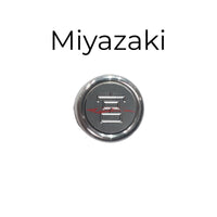 Japanese Prefecture "Fuin" Seal Number Plate Bolt Cover (Anti Theft) Miyazaki