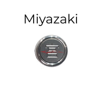 Japanese Prefecture "Fuin" Seal Number Plate Bolt Cover (Anti Theft) Miyazaki