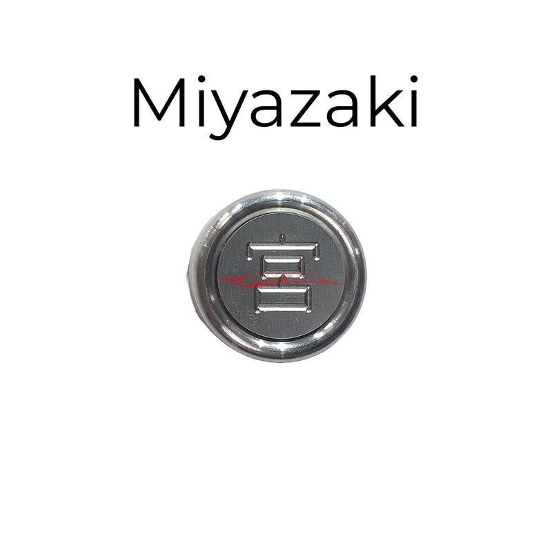 Japanese Prefecture "Fuin" Seal Number Plate Bolt Cover (Anti Theft) Miyazaki