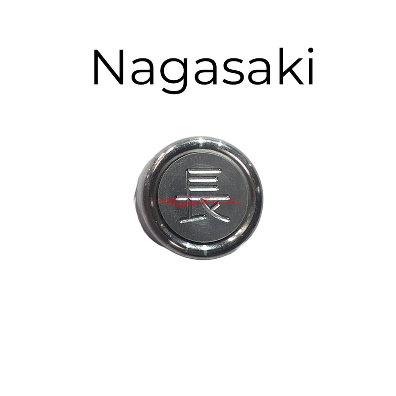 Japanese Prefecture "Fuin" Seal Number Plate Bolt Cover (Anti Theft) Nagasaki