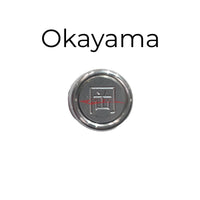 Japanese Prefecture "Fuin" Seal Number Plate Bolt Cover (Anti Theft) Okayama