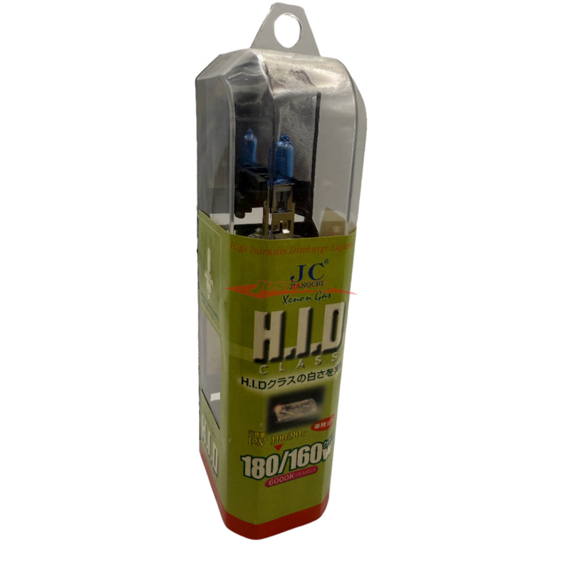 JC Jiangchi Xenon Gas H.I.D Class Headlight Globe Set (H1) 12V 6000k 100/90w > 180/160w