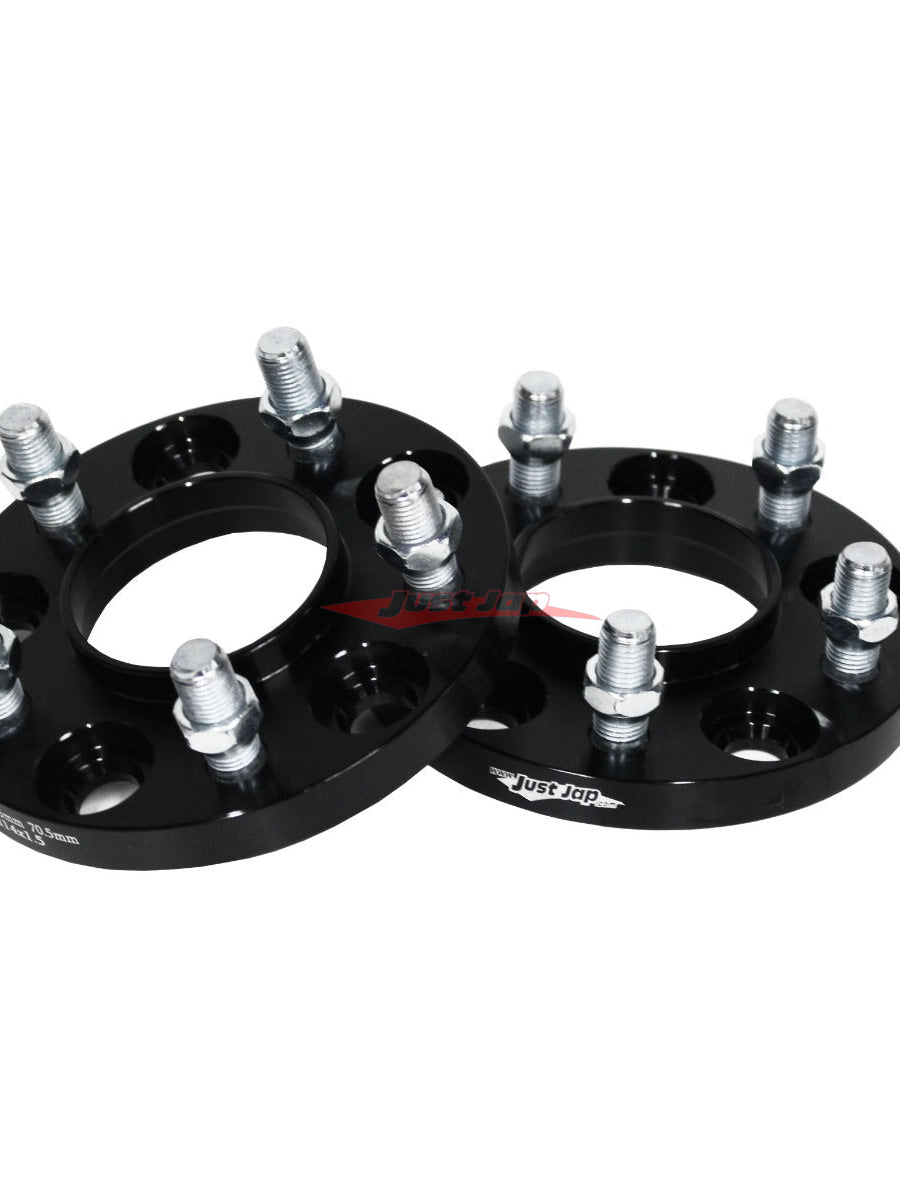 GEN2 Bolt-On Wheel Spacers (2) 20mm | 5x108 63.4 Bore | For Jaguar XE 2015-2020 | Black
