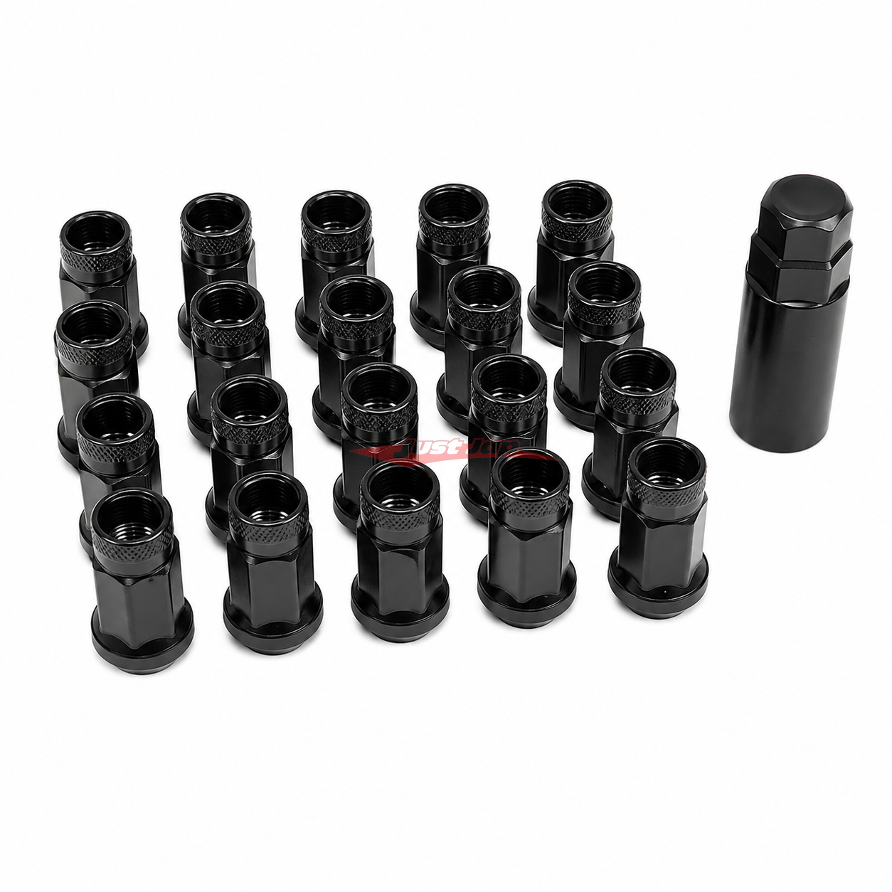 JJR Black Open-Ended Steel Wheel Nut Set Fits M12 X P1.25 (17mm JJR Black Open-Ended Steel Wheel Nut Set Fits M12 X P1.25 (17mm