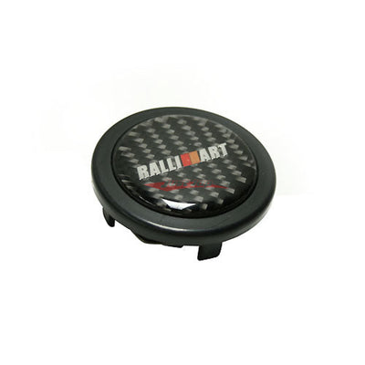 JJR Carbon Horn Button - Ralliart Style
