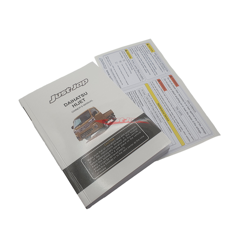 JJR Daihatsu Hi-Jet 2021+ English Manual