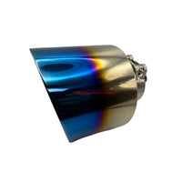 JJR Double Layer Exhaust Tip Set (Titanium Look) Fits Nissan R35 GTR