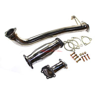 JJR Hyperflow Stainless Steel Exhaust System Titanium Tip Look (Catco Bundle A) Fits Nissan S13 Silvia & 180SX (SR20DET)