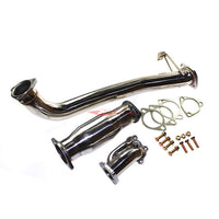 JJR Hyperflow Stainless Steel Exhaust System Titanium Tip Look (Catco Bundle B) Fits Nissan S13 Silvia & 180SX (SR20DET)