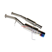 JJR Hyperflow Stainless Steel Exhaust System Titanium Tip Look (Catco Bundle C) Fits Nissan S13 Silvia & 180SX (SR20DET)