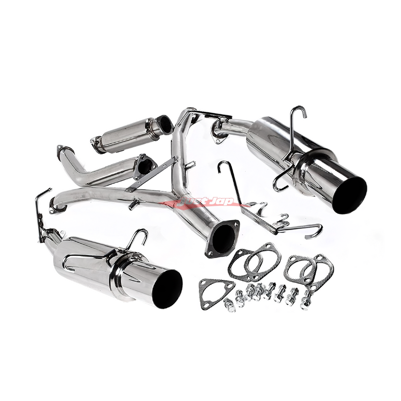 JJR Hyperflow Stainless Steel Turbo Back Exhaust System Fits Mazda RX7 FC3S 13B Turbo