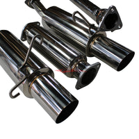 JJR Hyperflow Stainless Steel Turbo Back Exhaust System Fits Mazda RX7 FC3S 13B Turbo