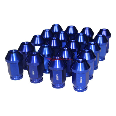 JJR Lightweight Racing Wheel Nut Set - M12 X P1.25 (Blue Hex)