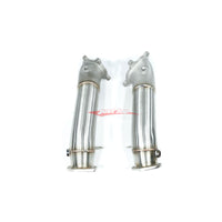 JJR Performance Casted 3.5" Down Pipe / Dump Pipe Set Fits Nissan R35 GTR