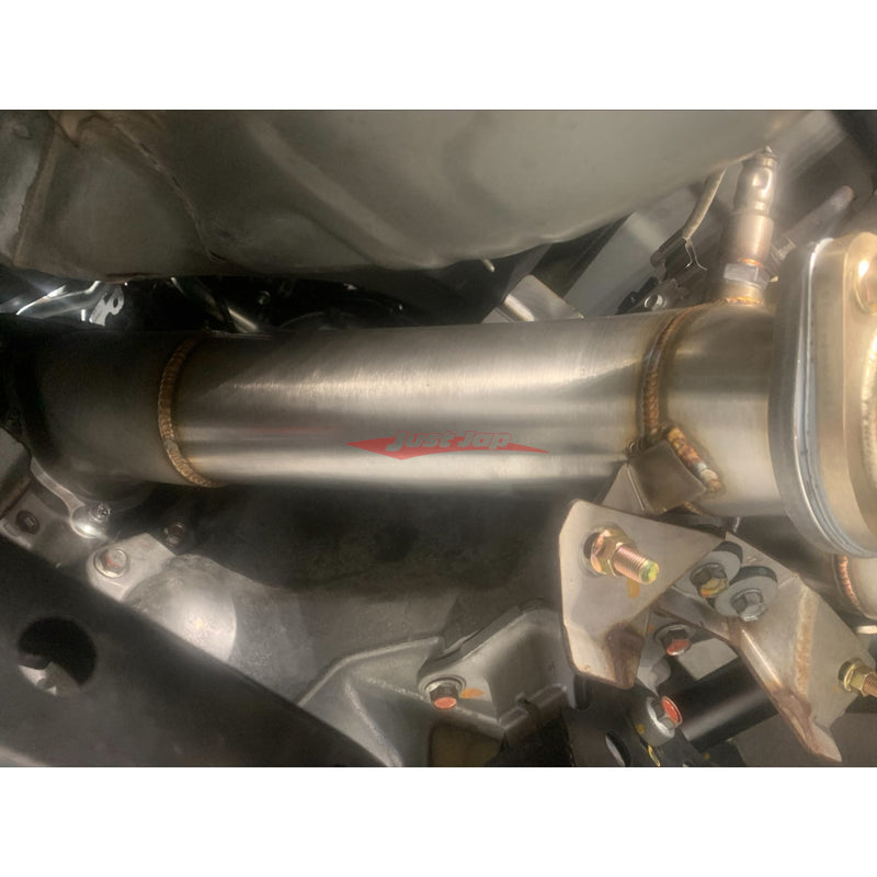 JJR Performance Casted 3.5" Down Pipe / Dump Pipe Set Fits Nissan R35 GTR