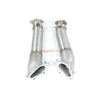 JJR Performance Casted 3.5" Down Pipe / Dump Pipe Set Fits Nissan R35 GTR